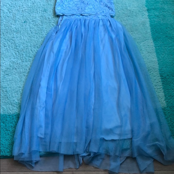 Blue skirt and top set - Picture 2 of 4